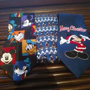 Lot of 3 Disney ties